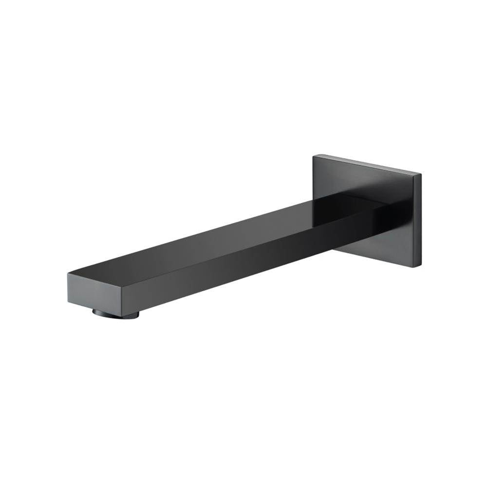 Isenberg By Flusso - Wall Mount Non Diverting Tub Spout - Matte Black