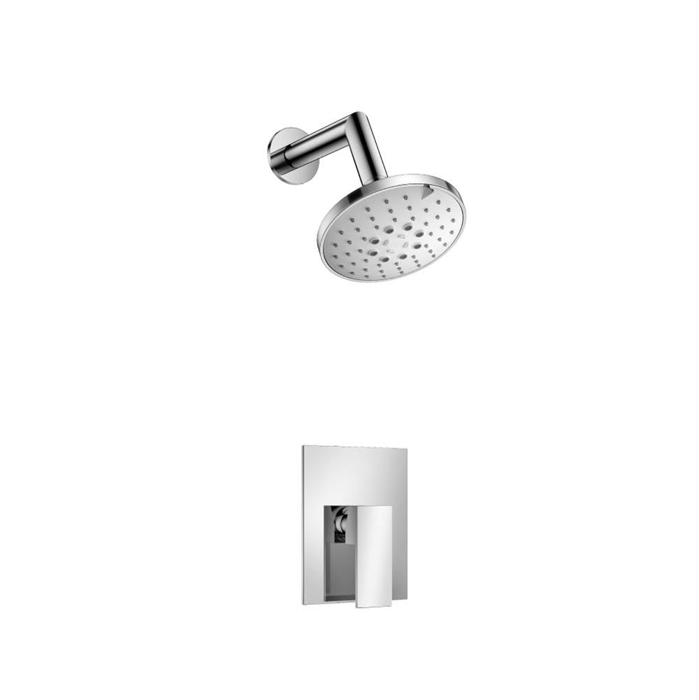 Isenberg By Flusso - Single Output Shower Set With ABS Shower Head & Arm - Chrome