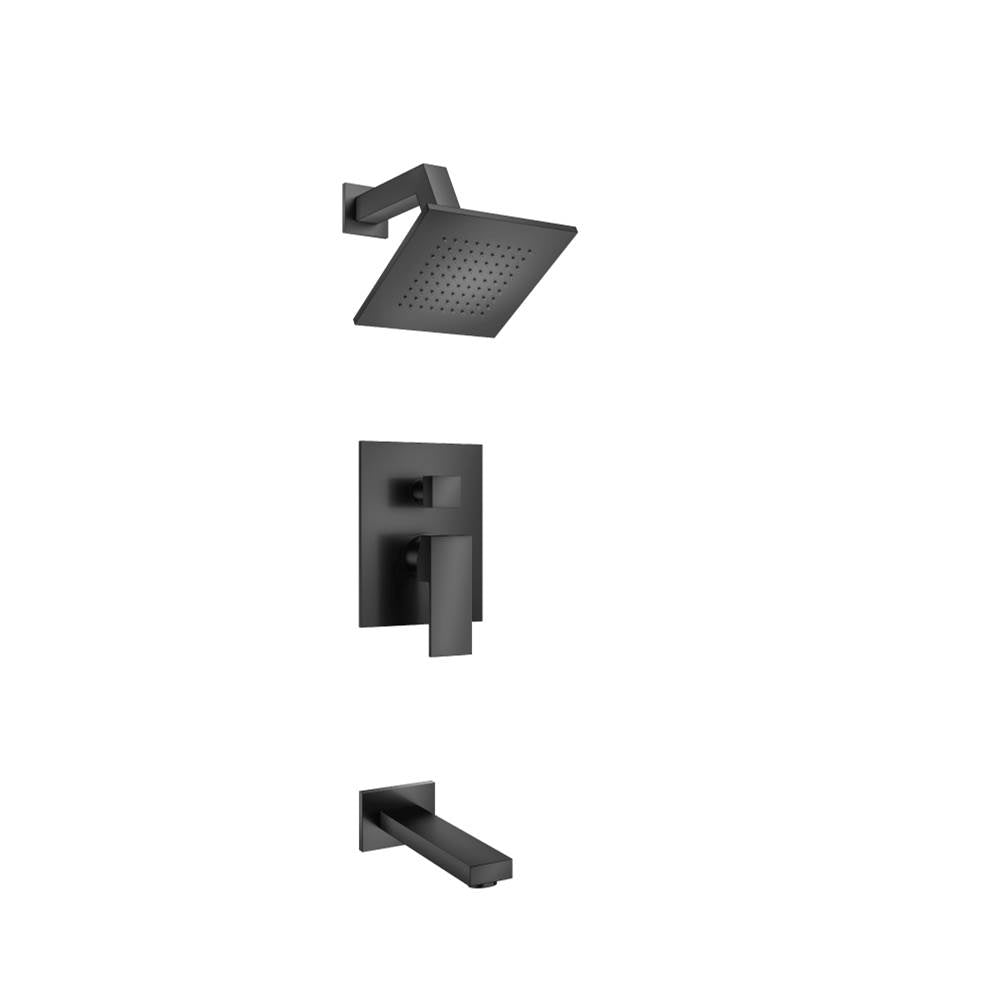 Isenberg By Flusso - Two Output Shower Set With Shower Head And Tub Spout - Matte Black