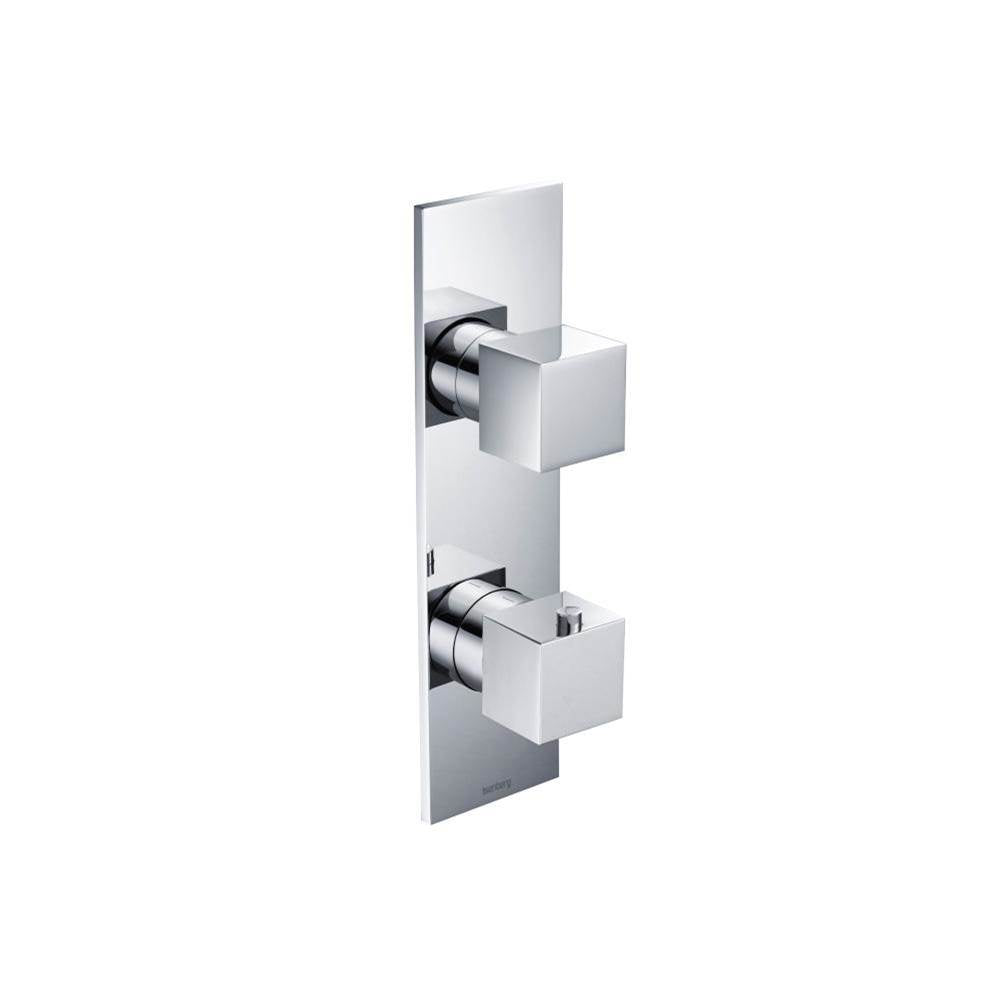 Isenberg By Flusso - 3/4'' Thermostatic Shower Valve & Trim - 3-Output - Chrome