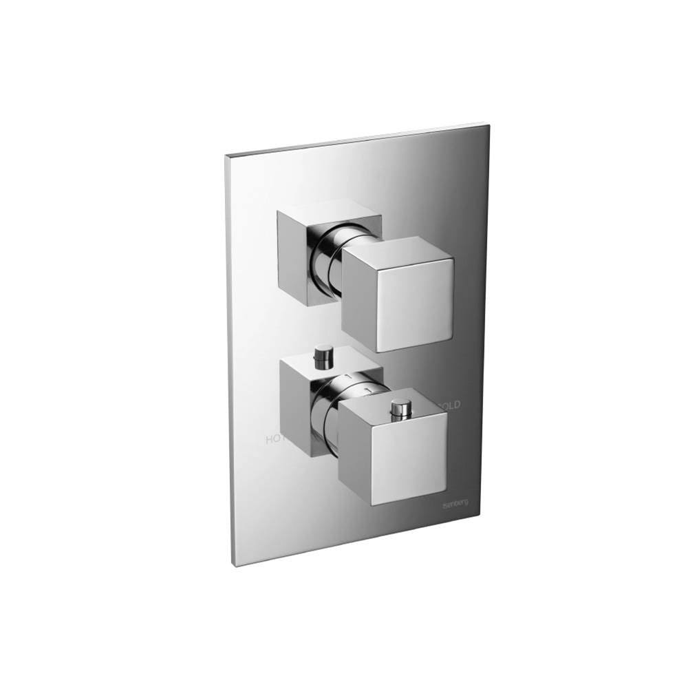 Isenberg By Flusso - 3/4'' Thermostatic Shower Valve & Trim - 1 Output - Chrome