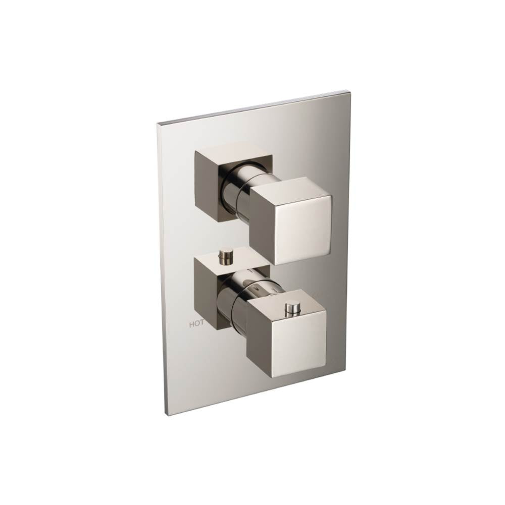 Isenberg By Flusso - 3/4'' Thermostatic Shower Valve & Trim - 1 Output - Polished Nickel PVD