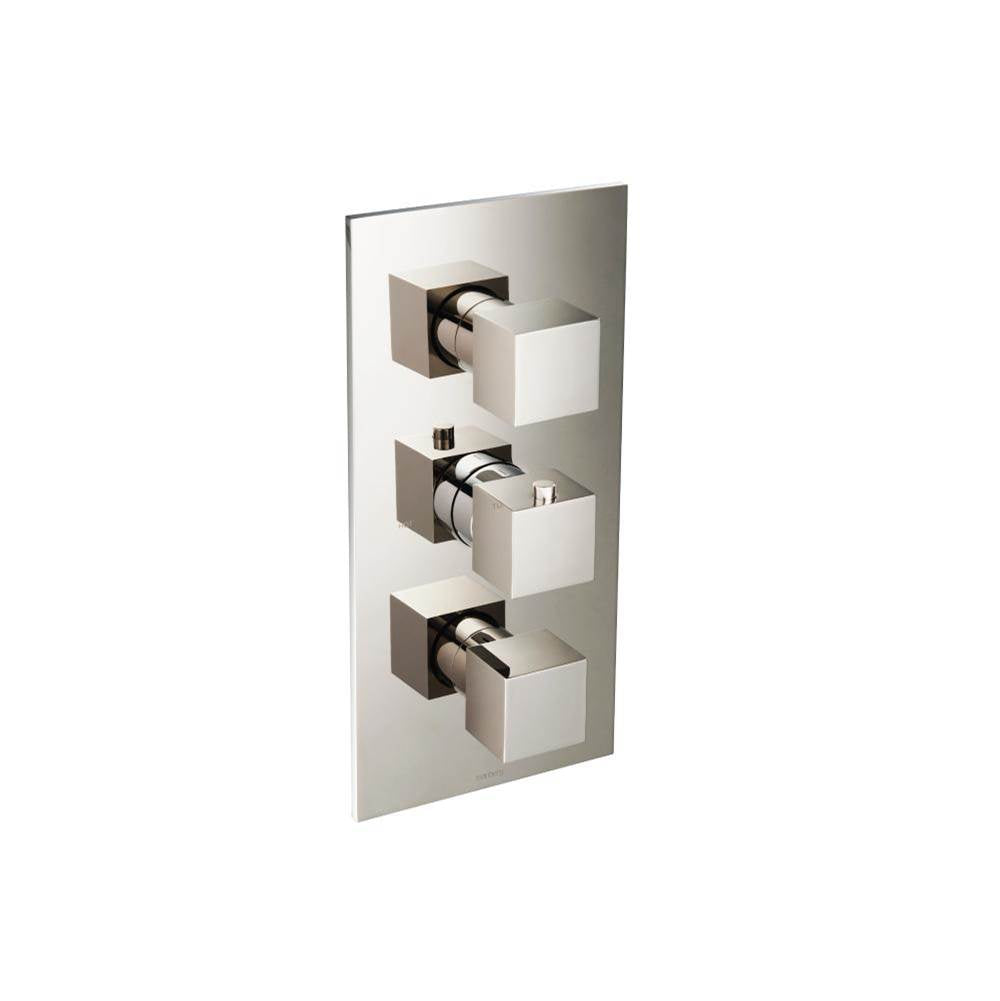 Isenberg By Flusso - 3/4'' Thermostatic Valve & Trim - 4 Output - Polished Nickel PVD