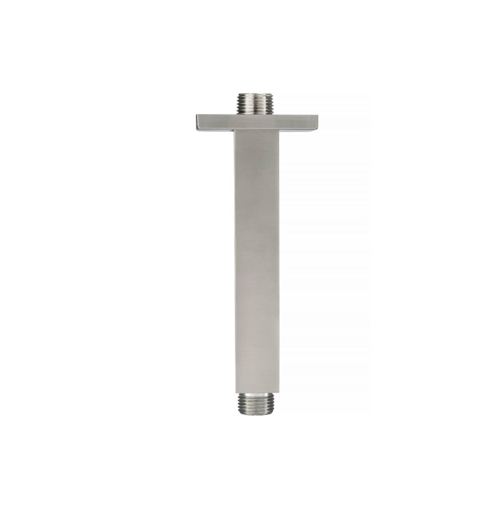 Isenberg By Flusso - Ceiling Mount Shower Arm - 6'' - Brushed Nickel PVD