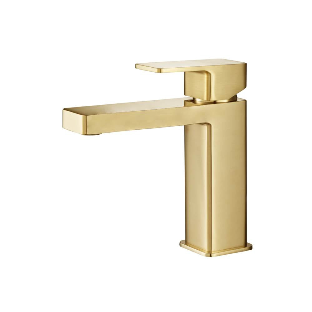 Isenberg By Flusso - Single Hole Bathroom Faucet - Satin Brass PVD