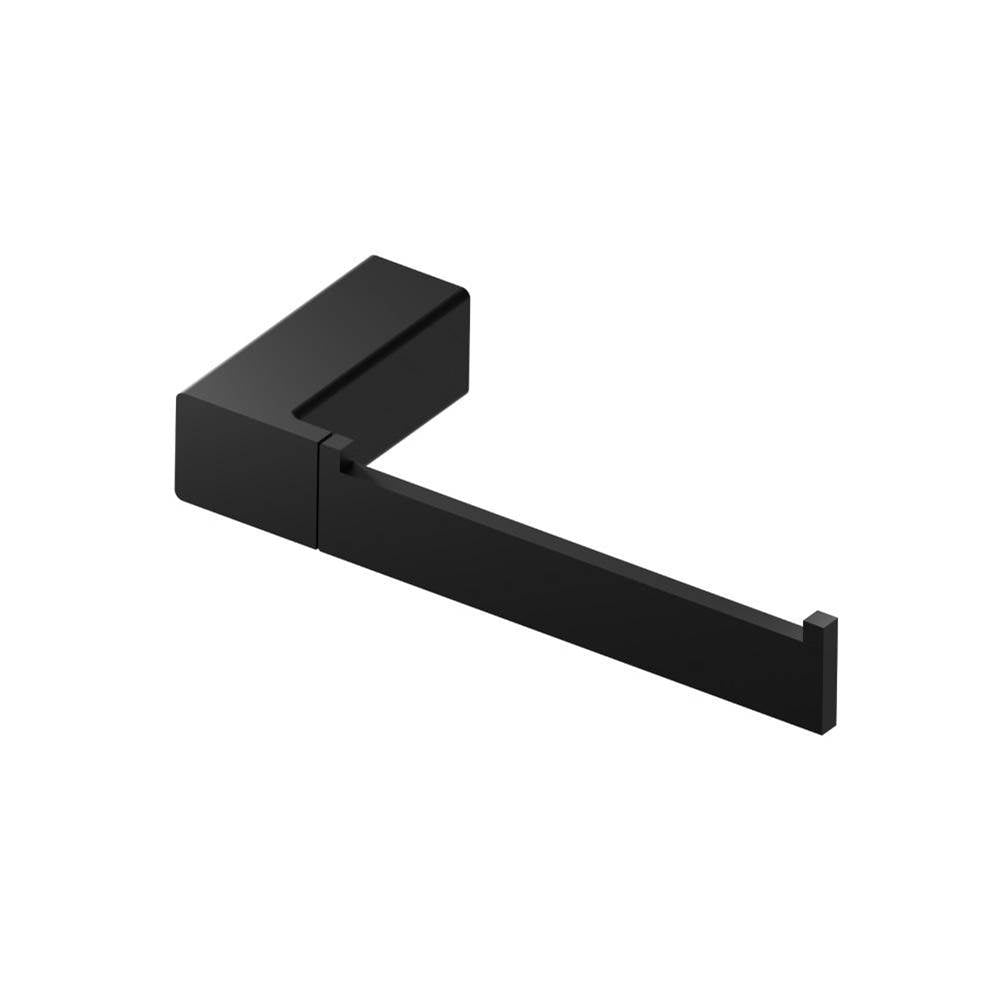 Isenberg By Flusso - Brass Toilet Paper Holder - Gloss Black