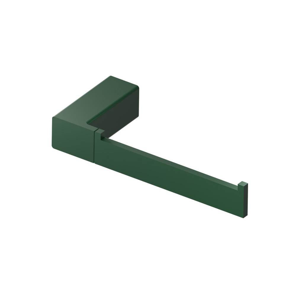 Isenberg By Flusso - Brass Toilet Paper Holder - Leaf Green