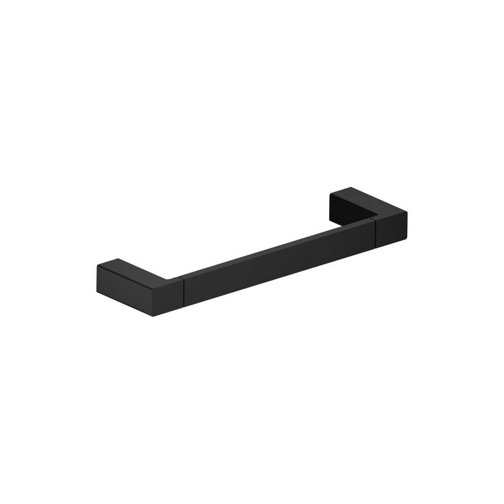 Isenberg By Flusso - Brass Towel Ring / Mini Towel Bar - 10'' - Gloss Black