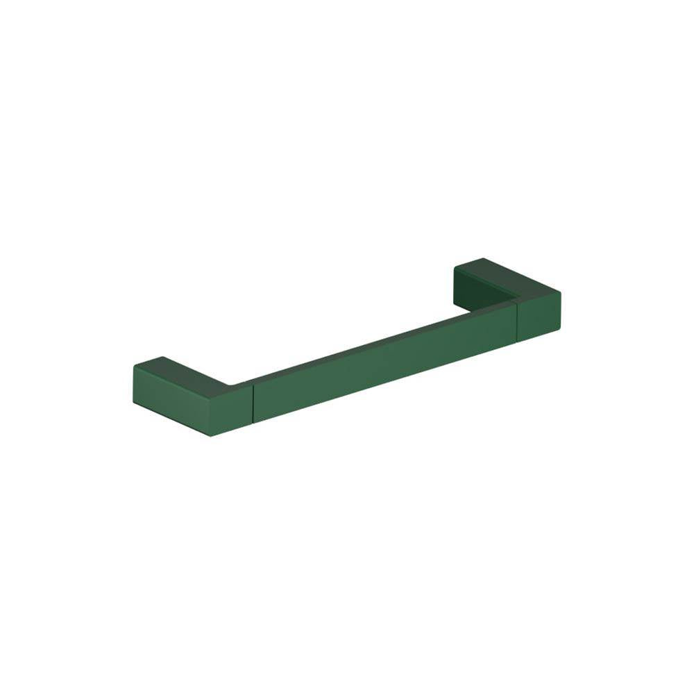 Isenberg By Flusso - Brass Towel Ring / Mini Towel Bar - 10'' - Leaf Green