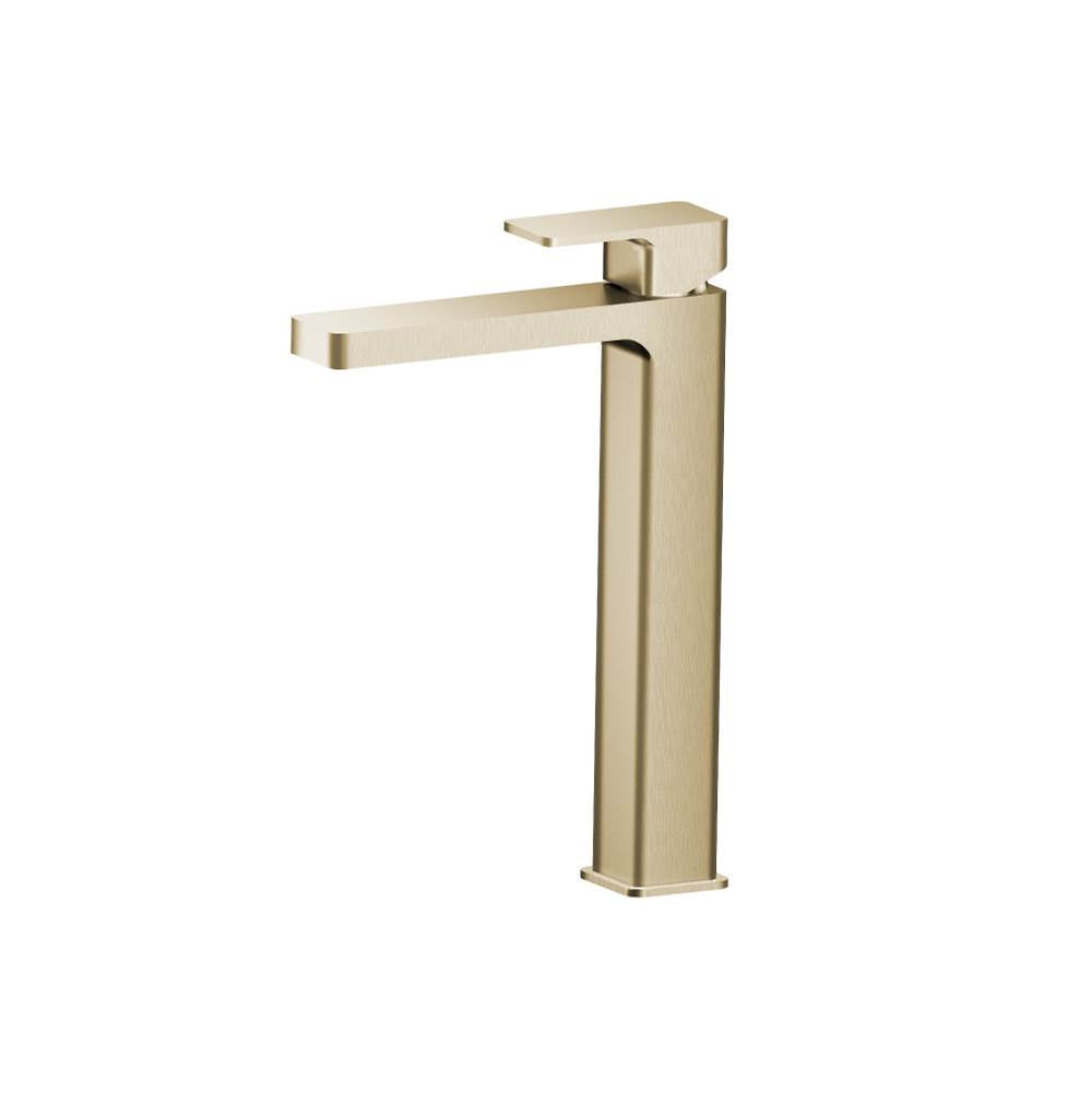 Isenberg By Flusso - Single Hole Vessel Faucet - Brushed Nickel PVD