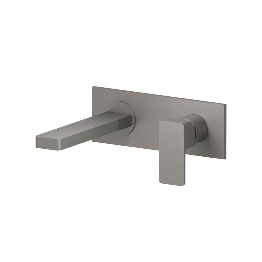 Isenberg By Flusso - Single Handle Wall Mounted Bathroom Faucet - Steel Grey