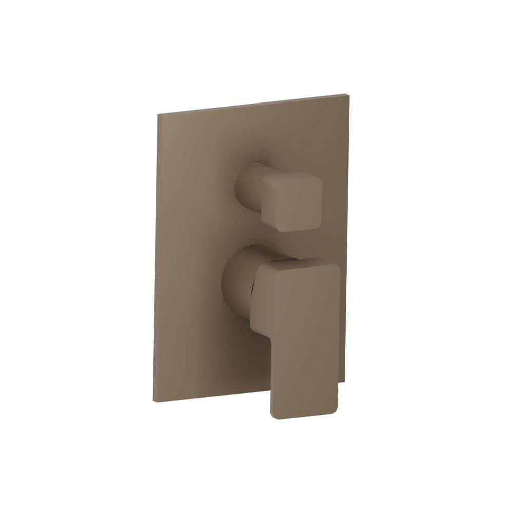 Isenberg By Flusso - Tub / Shower Trim With Pressure Balance Valve - 2-Output - Dark Tan