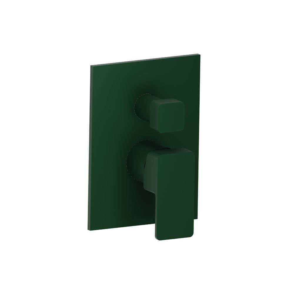 Isenberg By Flusso - Tub / Shower Trim With Pressure Balance Valve - 2-Output - Leaf Green