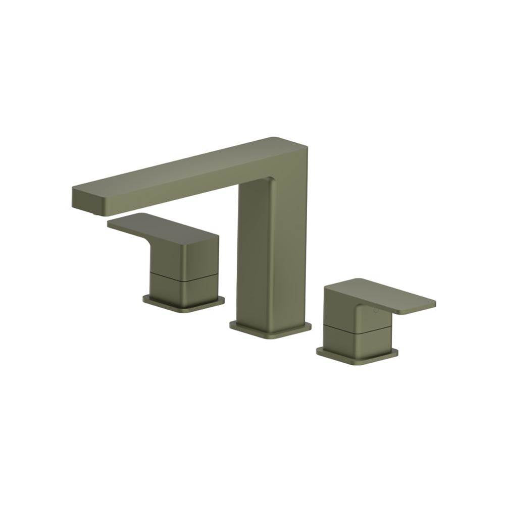 Isenberg By Flusso - 3 Hole Deck Mount Roman Tub Faucet - Army Green