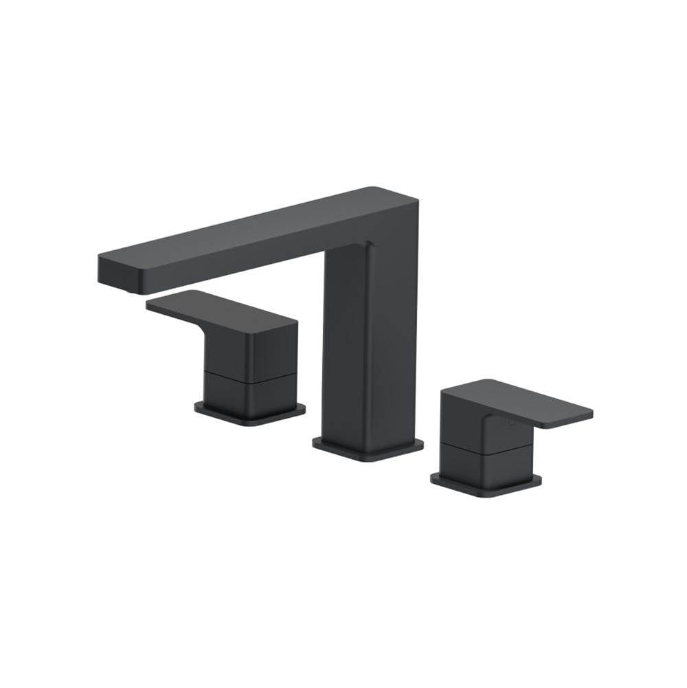 Isenberg By Flusso - 3 Hole Deck Mount Roman Tub Faucet - Rock Grey