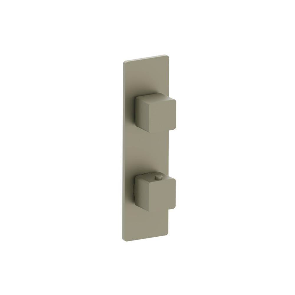 Isenberg By Flusso - 3/4'' Horizontal Thermostatic Shower Valve & Trim - 1- Output - Light Verde