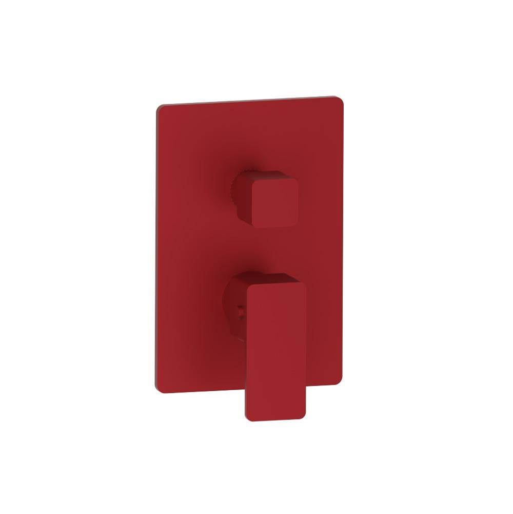 Isenberg By Flusso - 3/4'' Thermostatic Shower Valve With Trim - 1 Output - Crimson