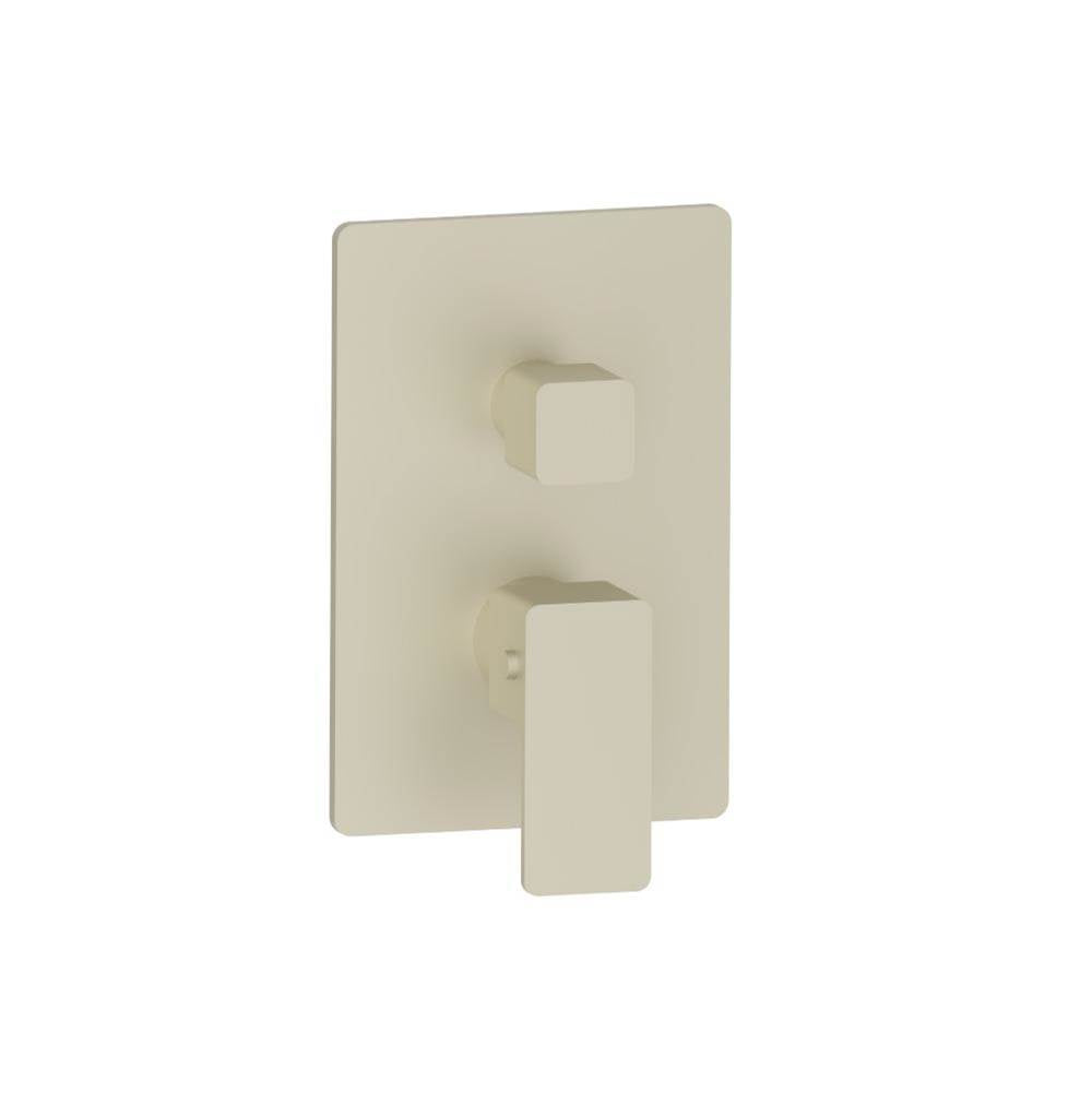 Isenberg By Flusso - 3/4'' Thermostatic Shower Valve With Trim - 1 Output - Light Tan