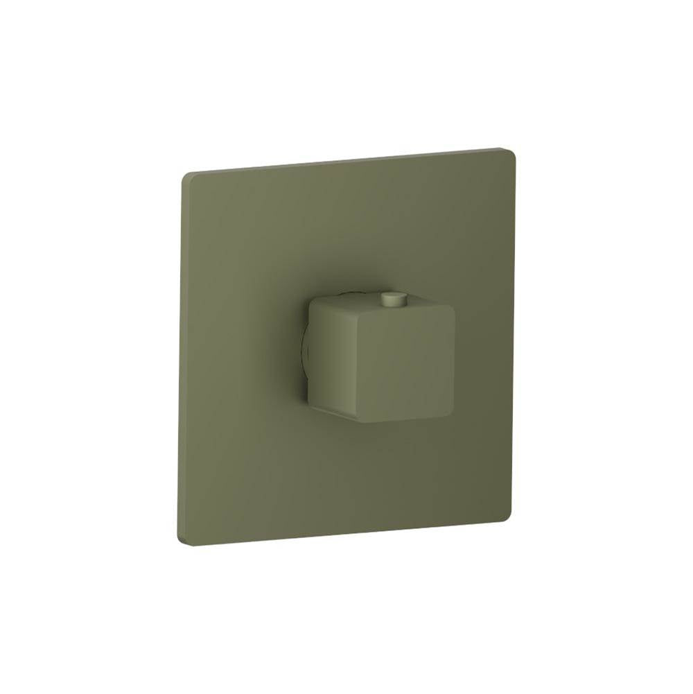 Isenberg By Flusso - 3/4'' Thermostatic Valve With Trim - Army Green
