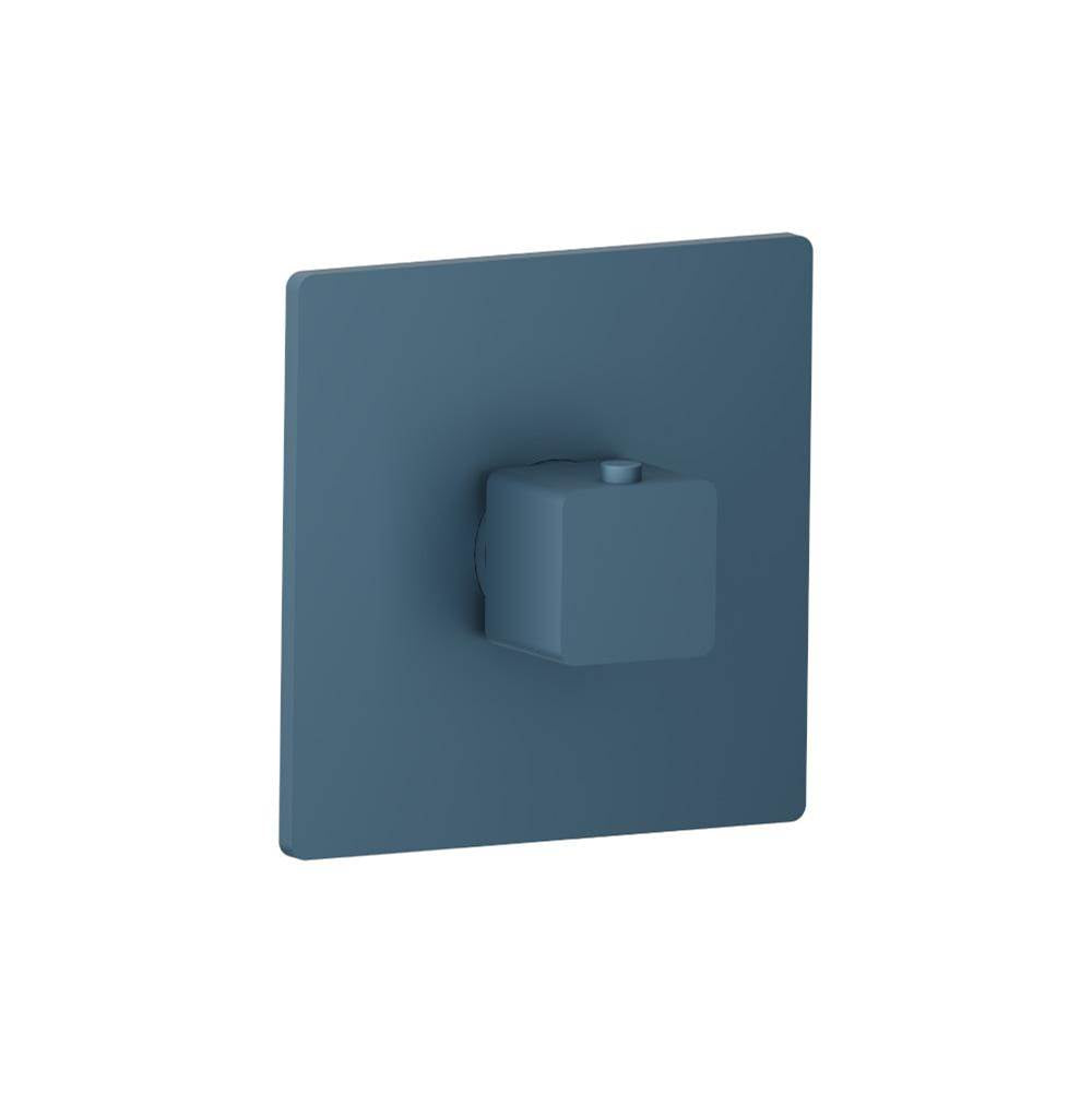 Isenberg By Flusso - 3/4'' Thermostatic Valve With Trim - Blue Platinum