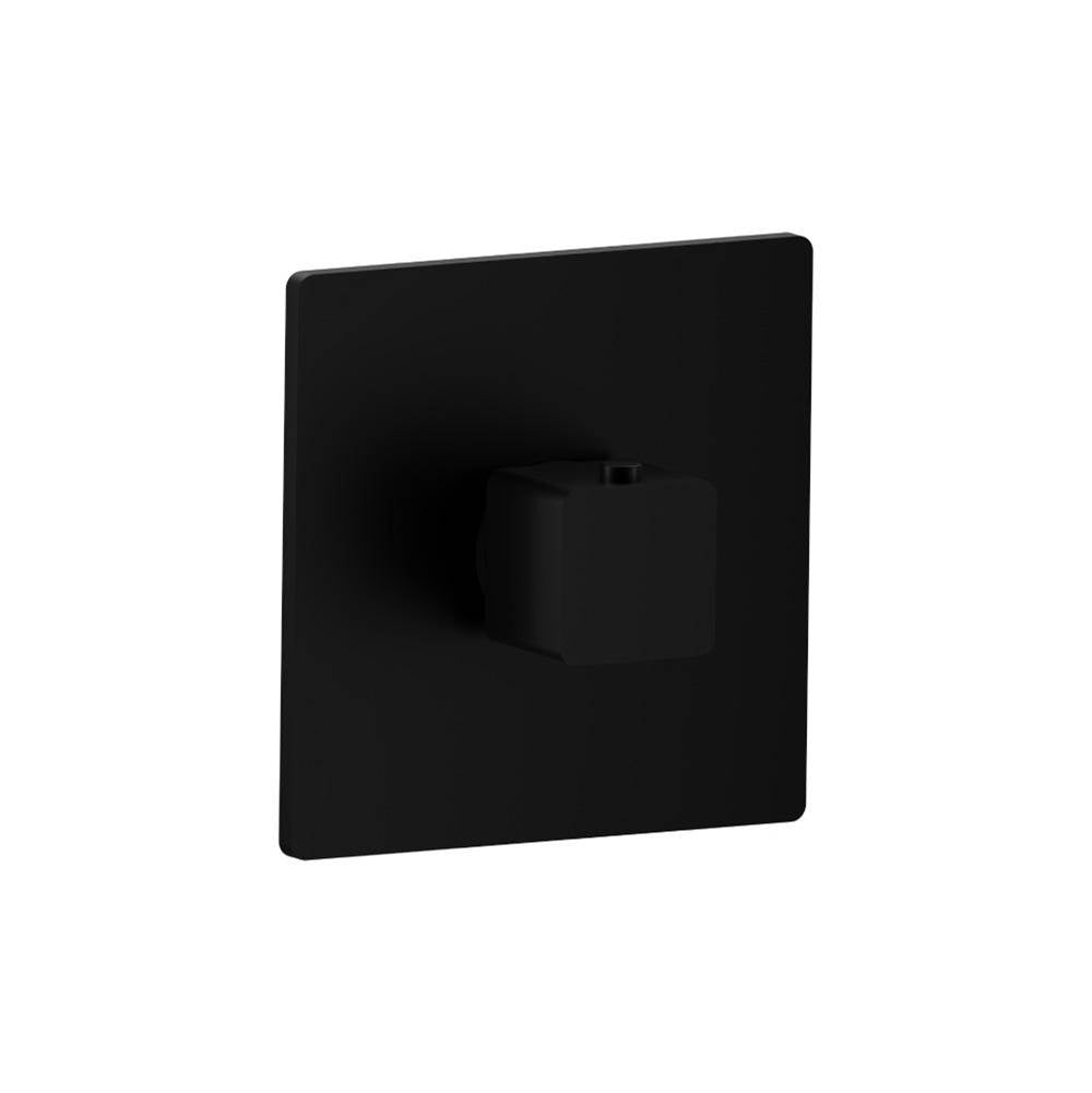 Isenberg By Flusso - 3/4'' Thermostatic Valve With Trim - Gloss Black