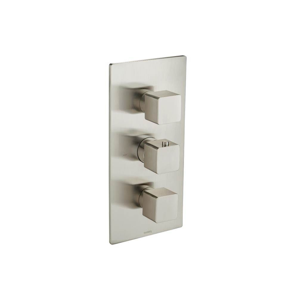 Isenberg By Flusso - Trim For Thermostatic Valve - Brushed Nickel PVD
