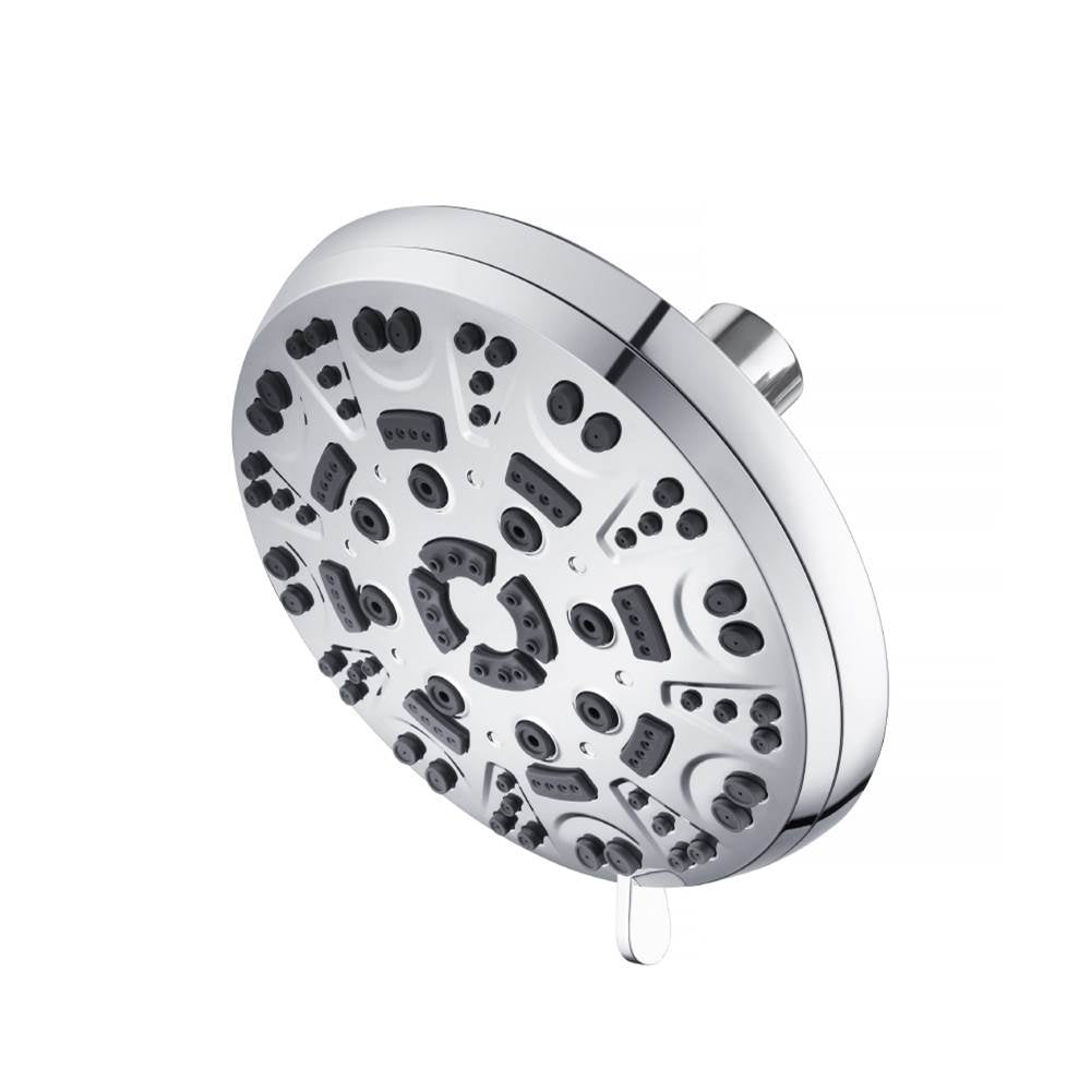 Isenberg By Flusso - 6-Function ABS Shower Head - Chrome