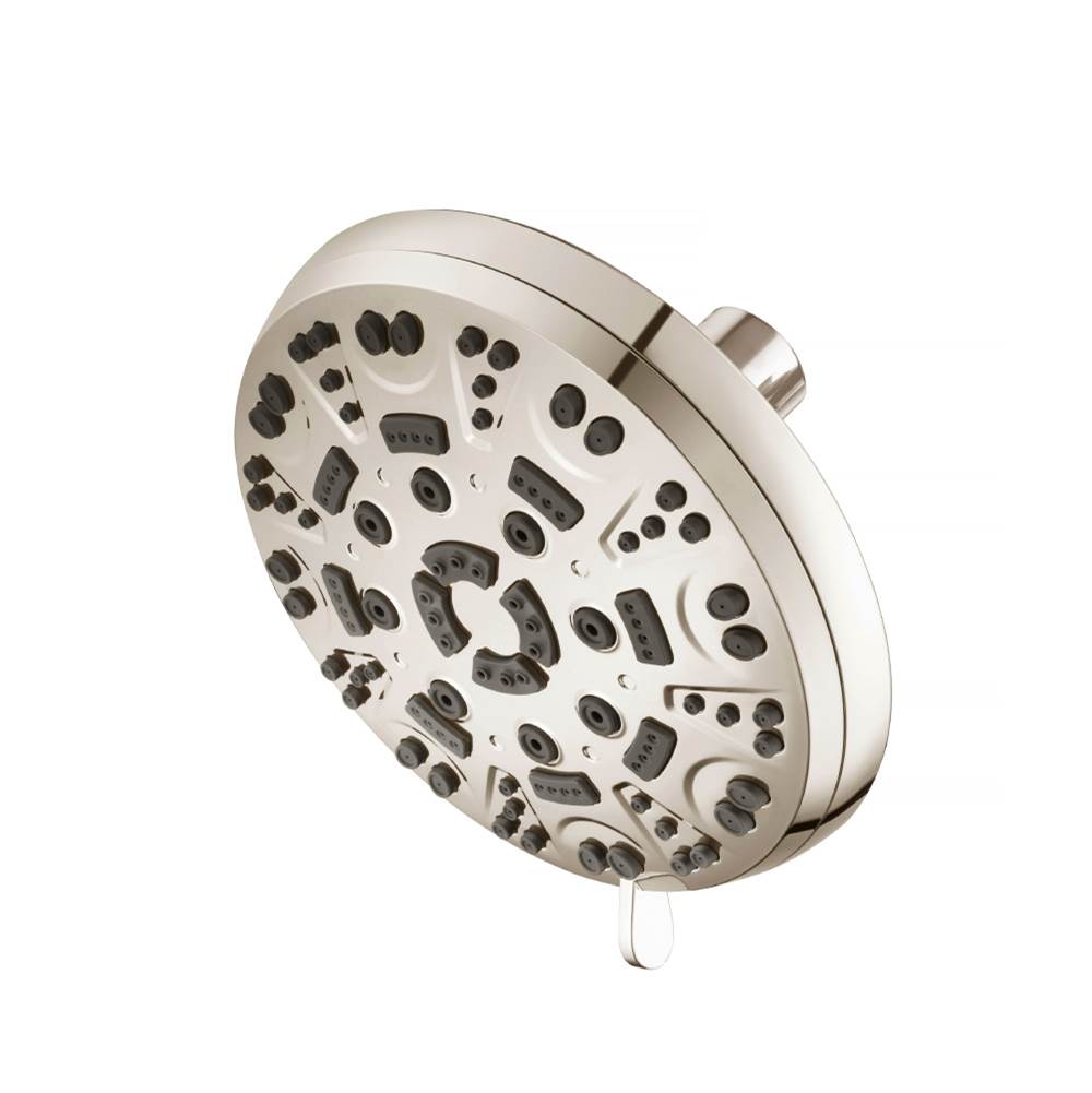 Isenberg By Flusso - 6-Function ABS Shower Head - Polished Nickel PVD