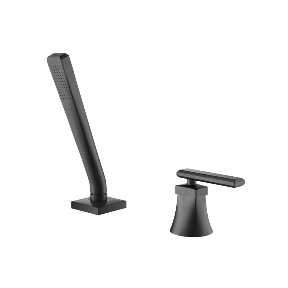Isenberg By Flusso - Deck Diverter With Holder & Hose - Matte Black