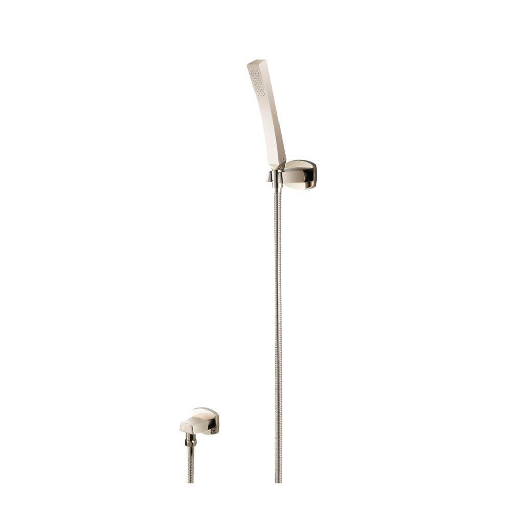 Isenberg By Flusso - Hand Shower Set With Wall Elbow, Holder and Hose - Polished Nickel PVD