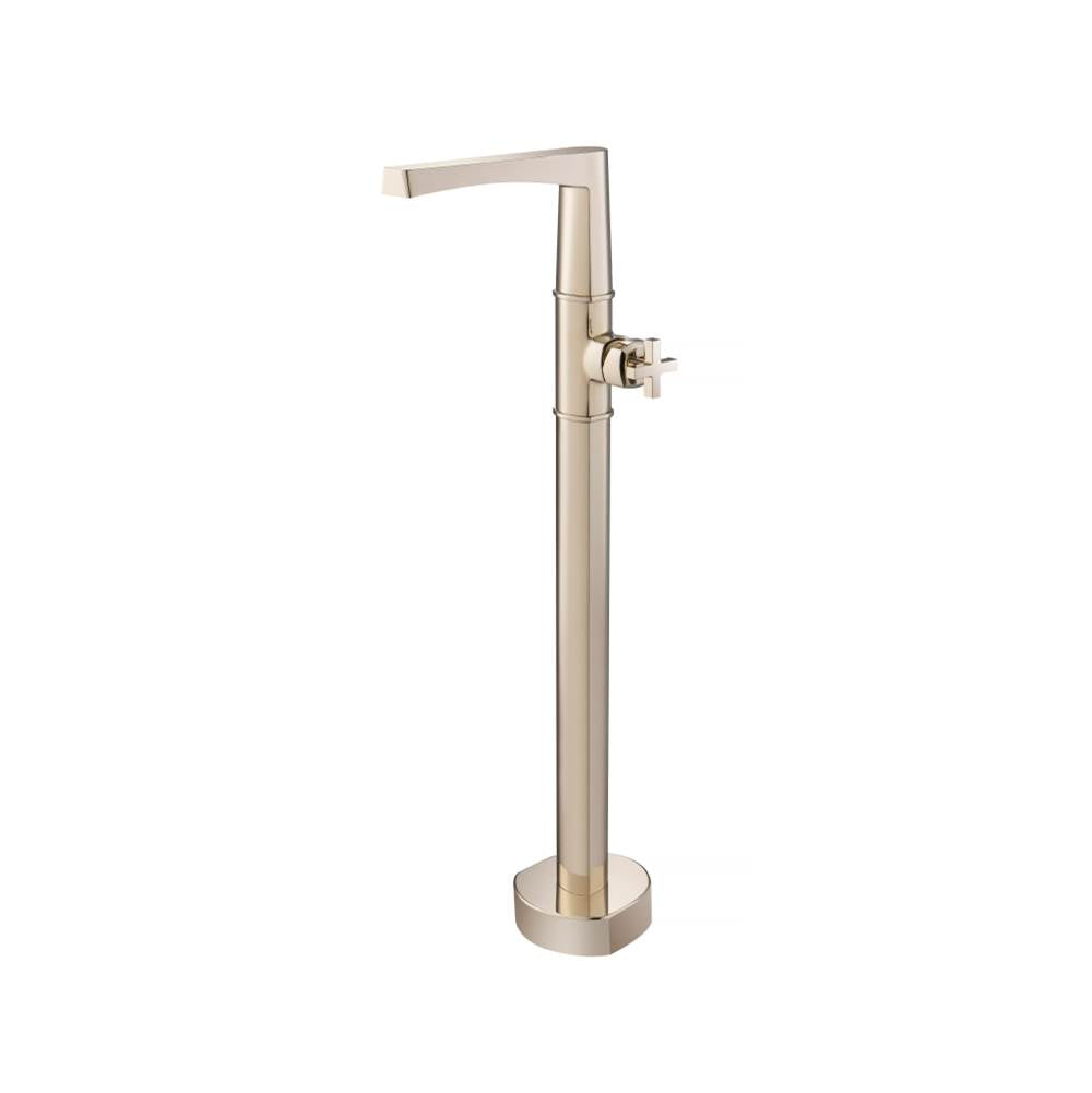 Isenberg By Flusso - Freestanding Floor Mount Bathtub / Tub Filler - Polished Nickel PVD
