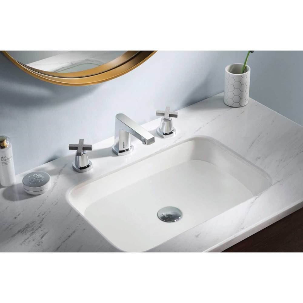 Three Hole 8'' Widespread Two Handle Bathroom Faucet