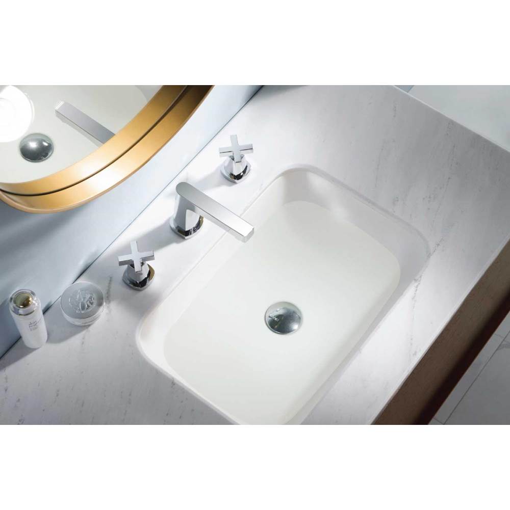 Three Hole 8'' Widespread Two Handle Bathroom Faucet