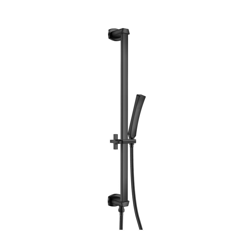 Isenberg By Flusso - Hand Shower Set with Slide Bar, Integrated Elbow & Hose - Matte Black
