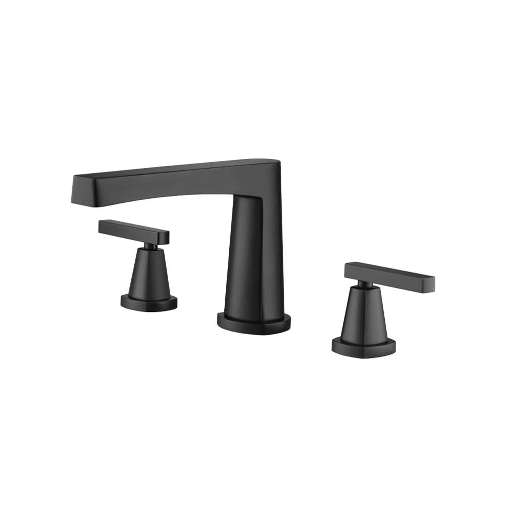 Isenberg By Flusso - 3 Hole Deck Mount Roman Tub Faucet - Matte Black