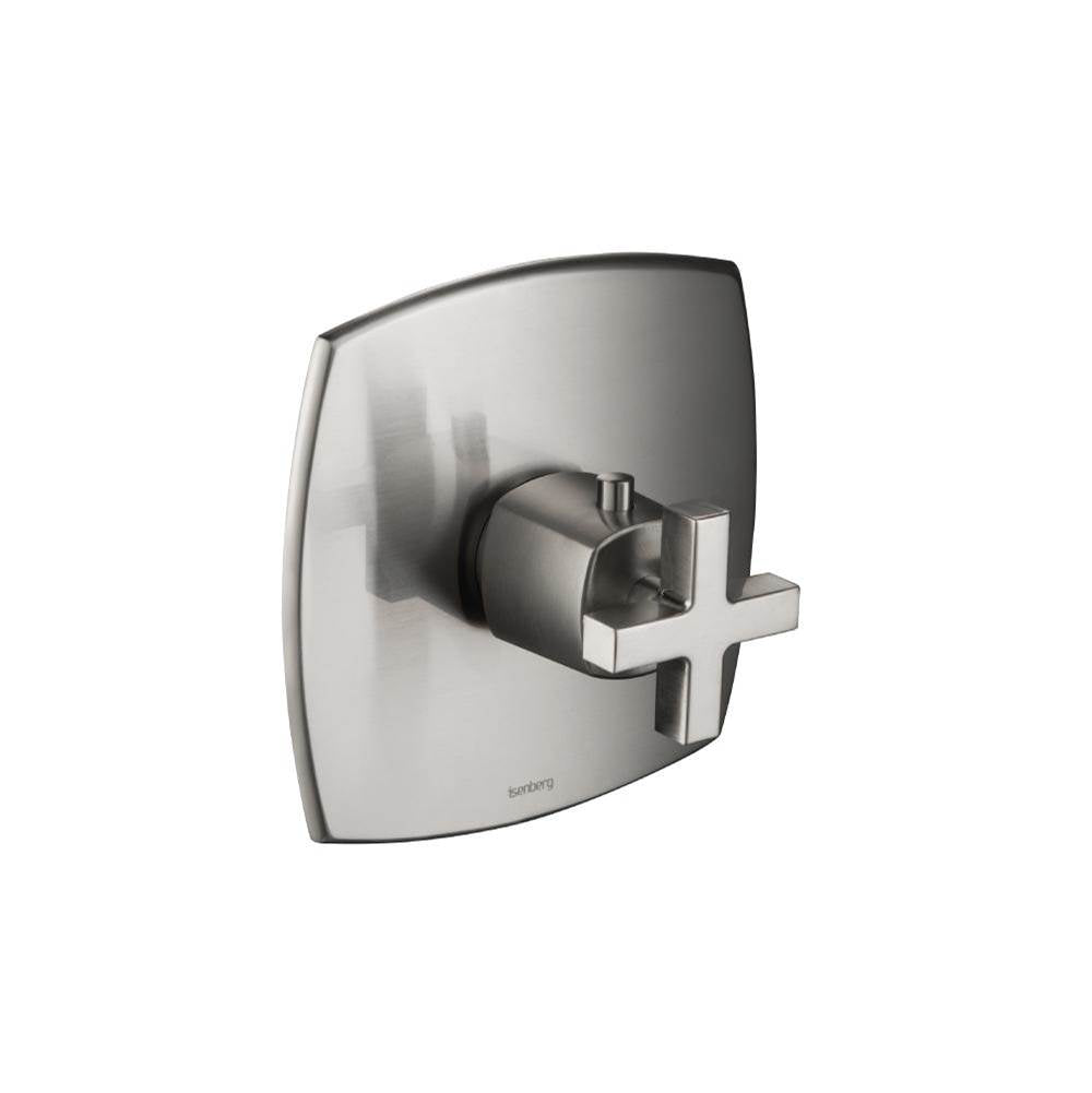 Isenberg By Flusso - Trim For 3/4'' Thermostatic Valve - Use with TVH.4201 - Brushed Nickel PVD