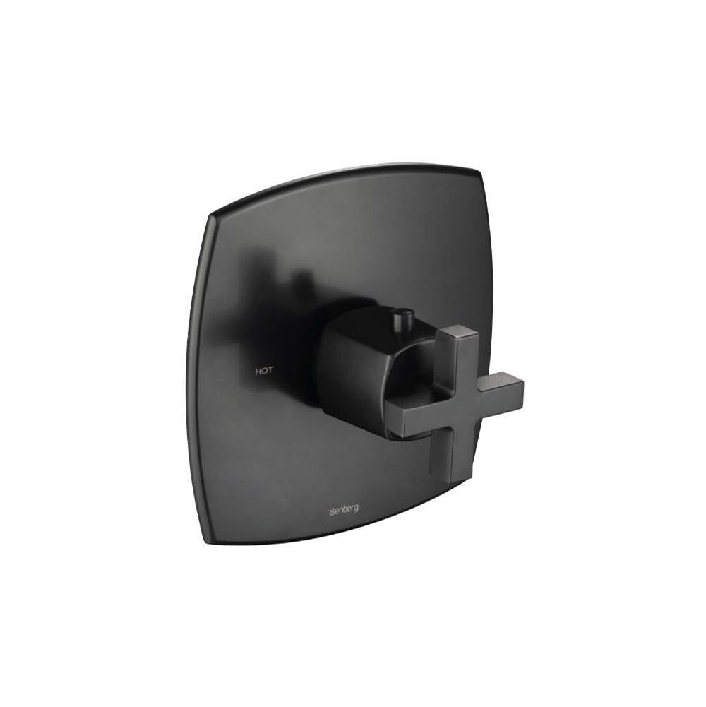 Isenberg By Flusso - Trim For 3/4'' Thermostatic Valve - Use with TVH.4201 - Matte Black