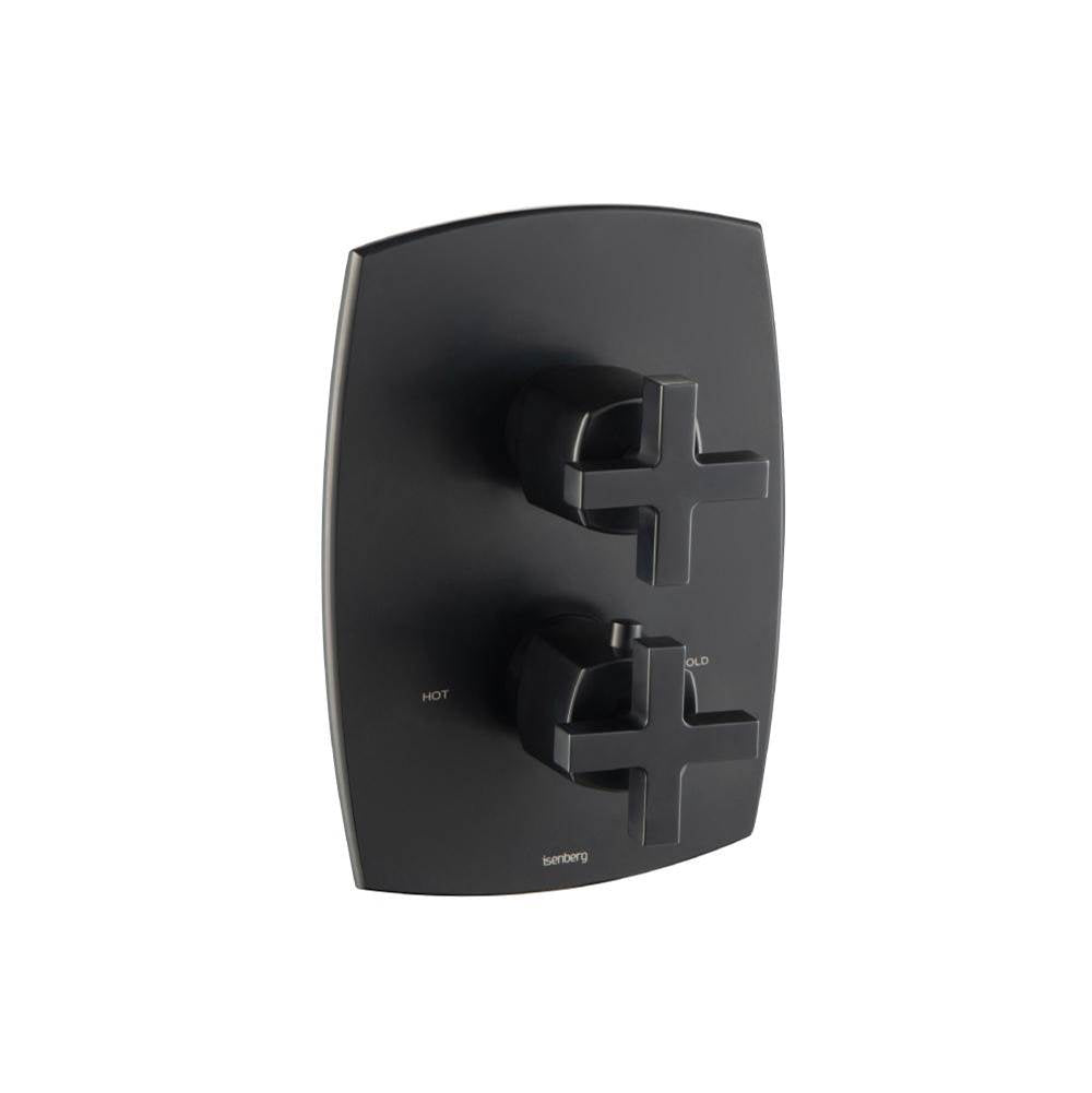 Isenberg By Flusso - 3/4'' Thermostatic Shower Valve & Trim - 1 Output - Matte Black