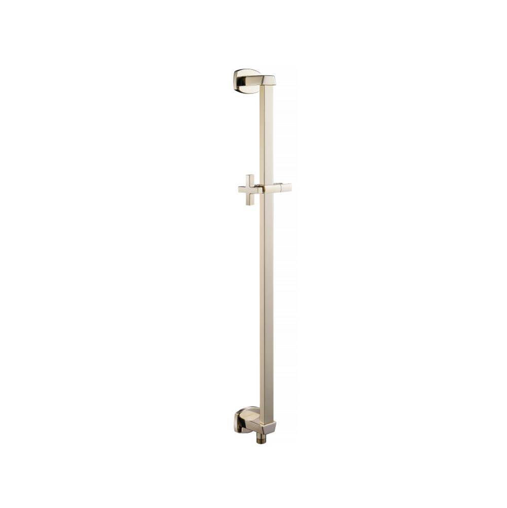 Isenberg By Flusso - Shower Slide Bar With Integrated Wall Elbow - Polished Nickel PVD