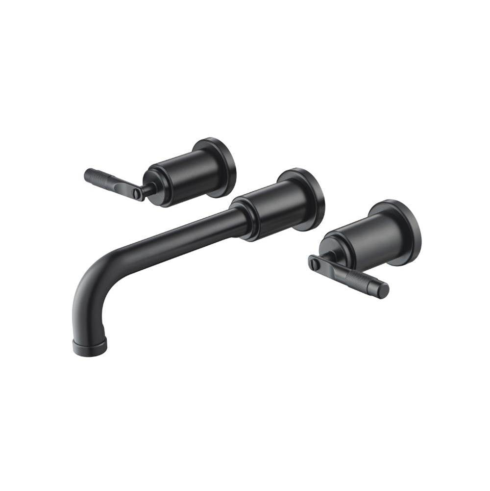 Isenberg By Flusso - Two Handle Wall Mounted Bathroom Faucet - Matte Black