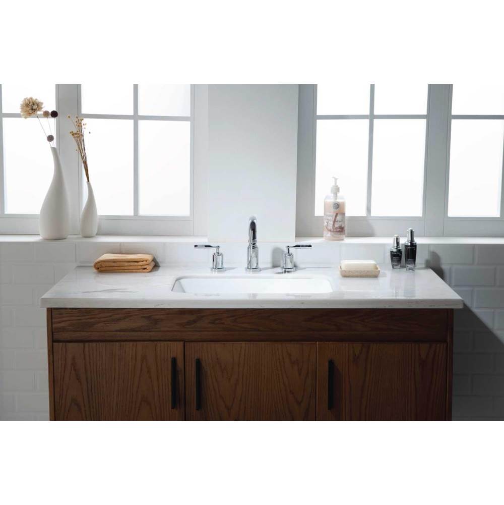 Three Hole 8'' Widespread Two Handle Bathroom Faucet