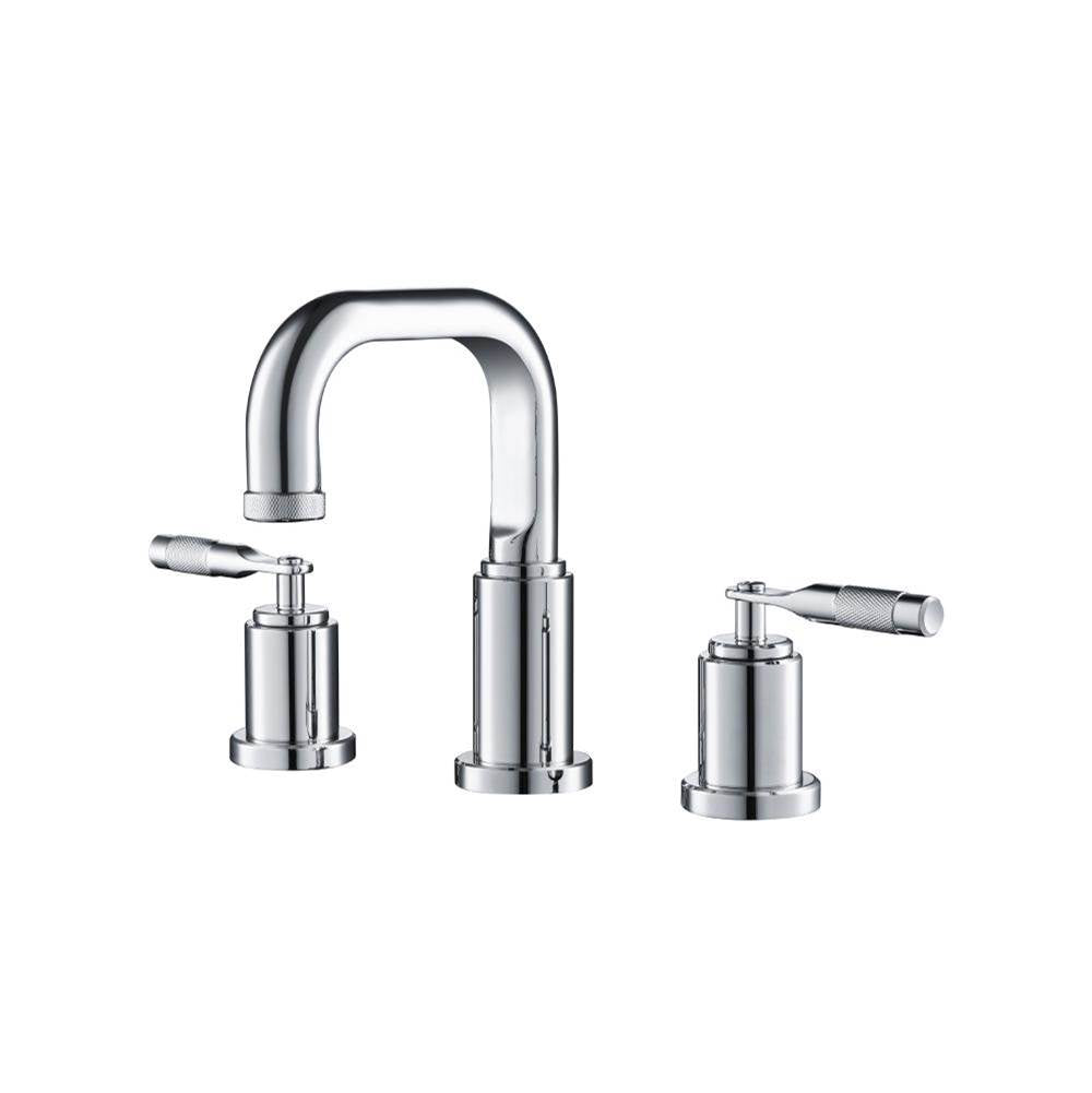 Isenberg By Flusso - Three Hole 8'' Widespread Two Handle Bathroom Faucet - Chrome