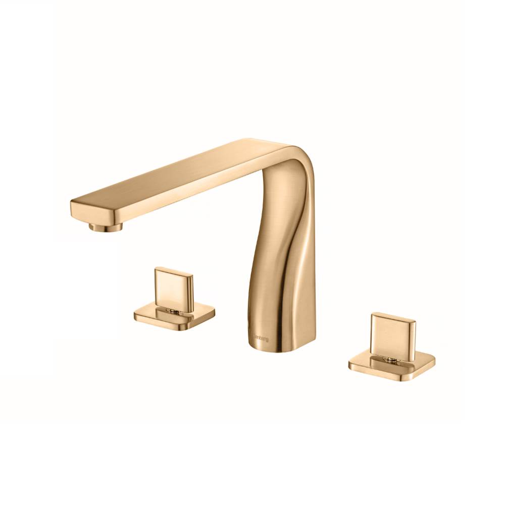 Isenberg By Flusso - 3 Hole Deck Mount Roman Tub Faucet - Brushed Bronze Pvd
