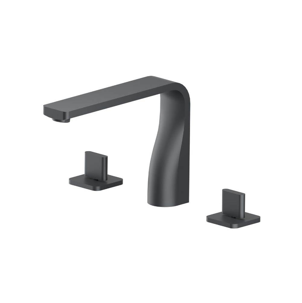 Isenberg By Flusso - 3 Hole Deck Mount Roman Tub Faucet - Rock Grey