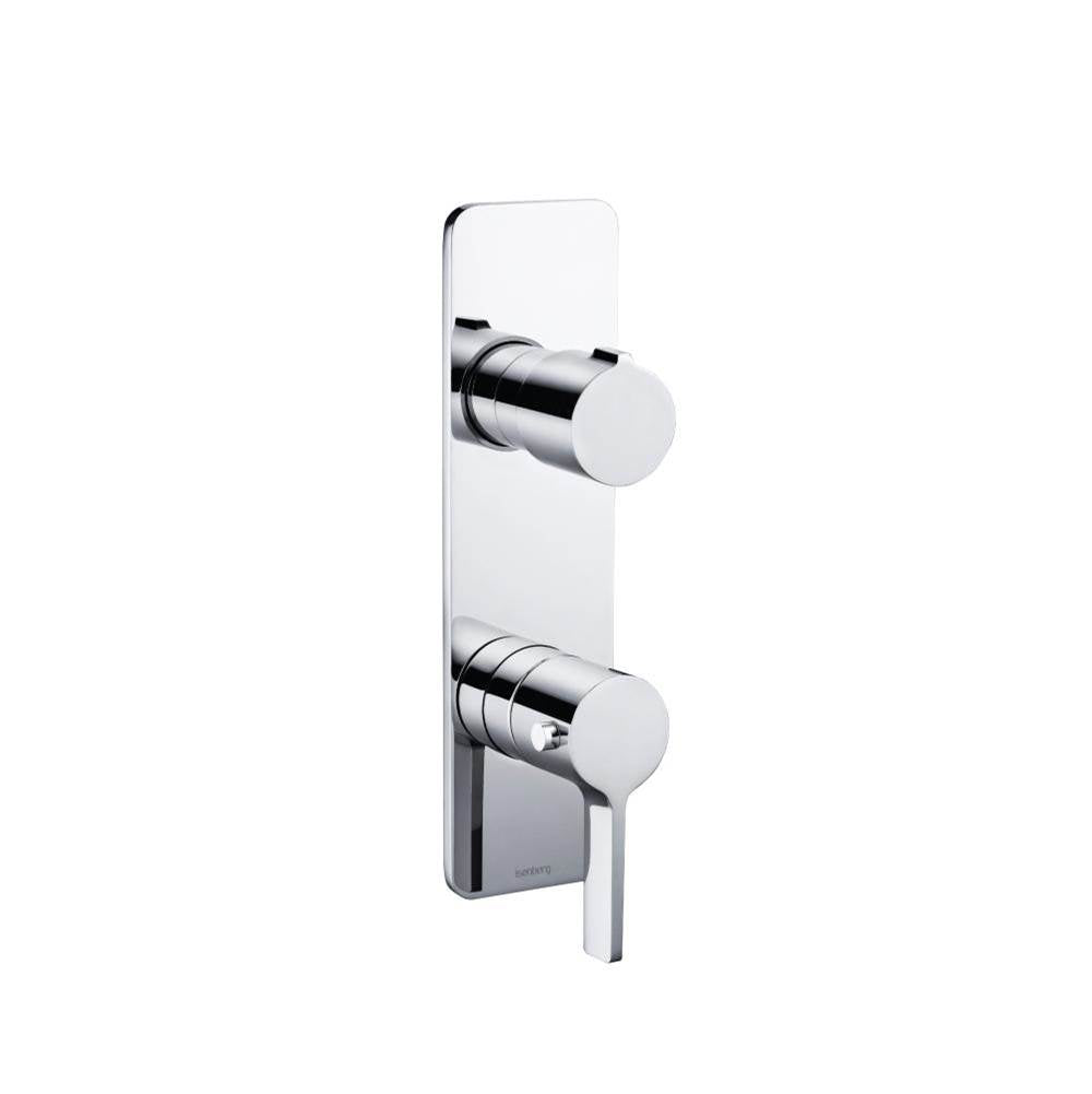 Isenberg By Flusso - 3/4'' Thermostatic Shower Valve & Trim - 3-Output - Chrome
