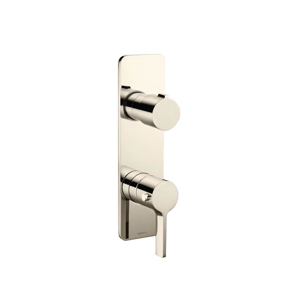 Isenberg By Flusso - 3/4'' Thermostatic Shower Valve & Trim - 3-Output - Polished Nickel PVD