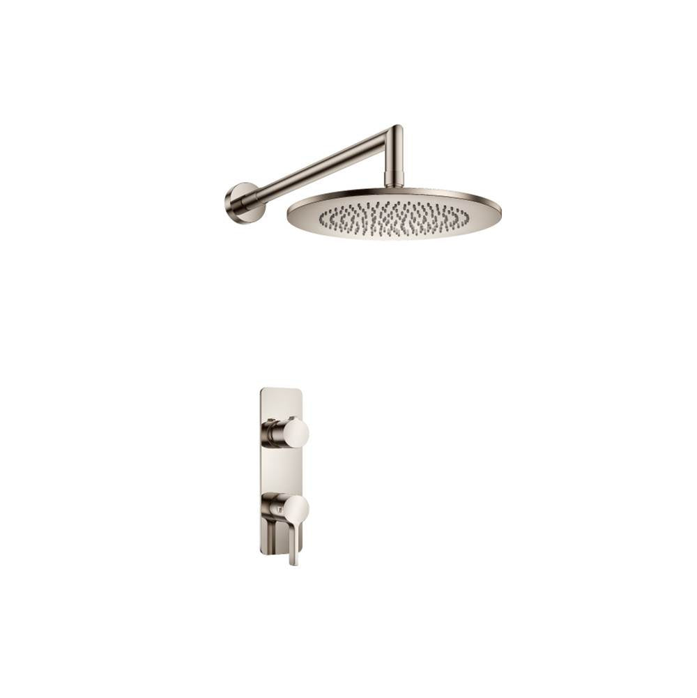 Isenberg By Flusso - Single Output Shower Set With Shower Head And Arm - Polished Nickel PVD