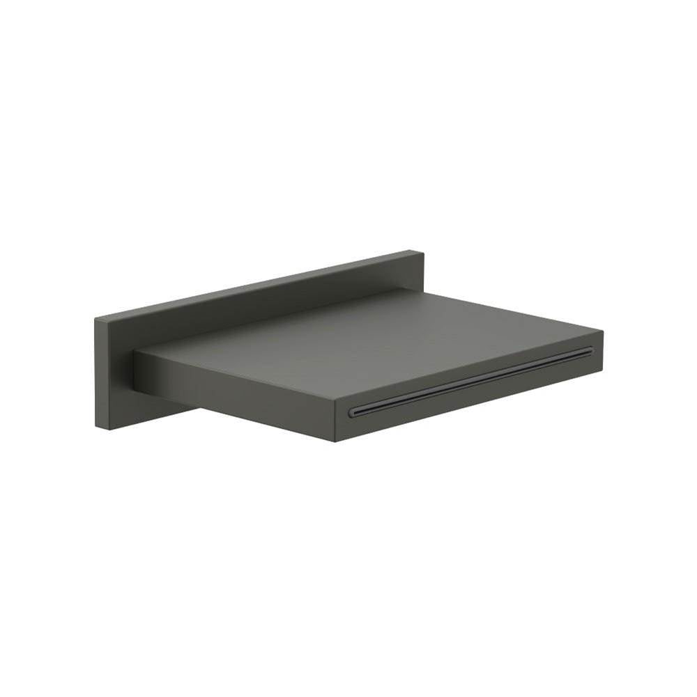 Isenberg By Flusso - Cascade Flow Water Fall Tub Filler - Gun Metal Grey