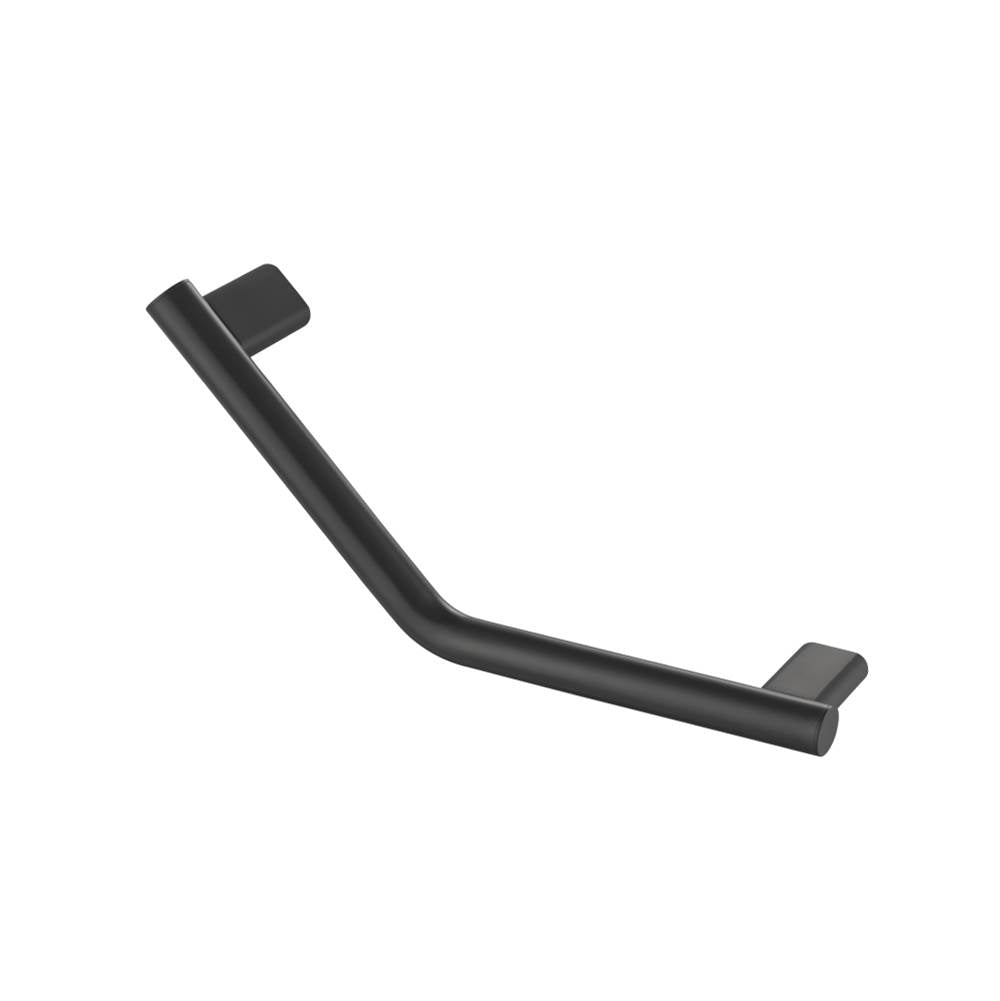 Isenberg By Flusso - Angled Shower Grab Bar - 18'' - Matte Black