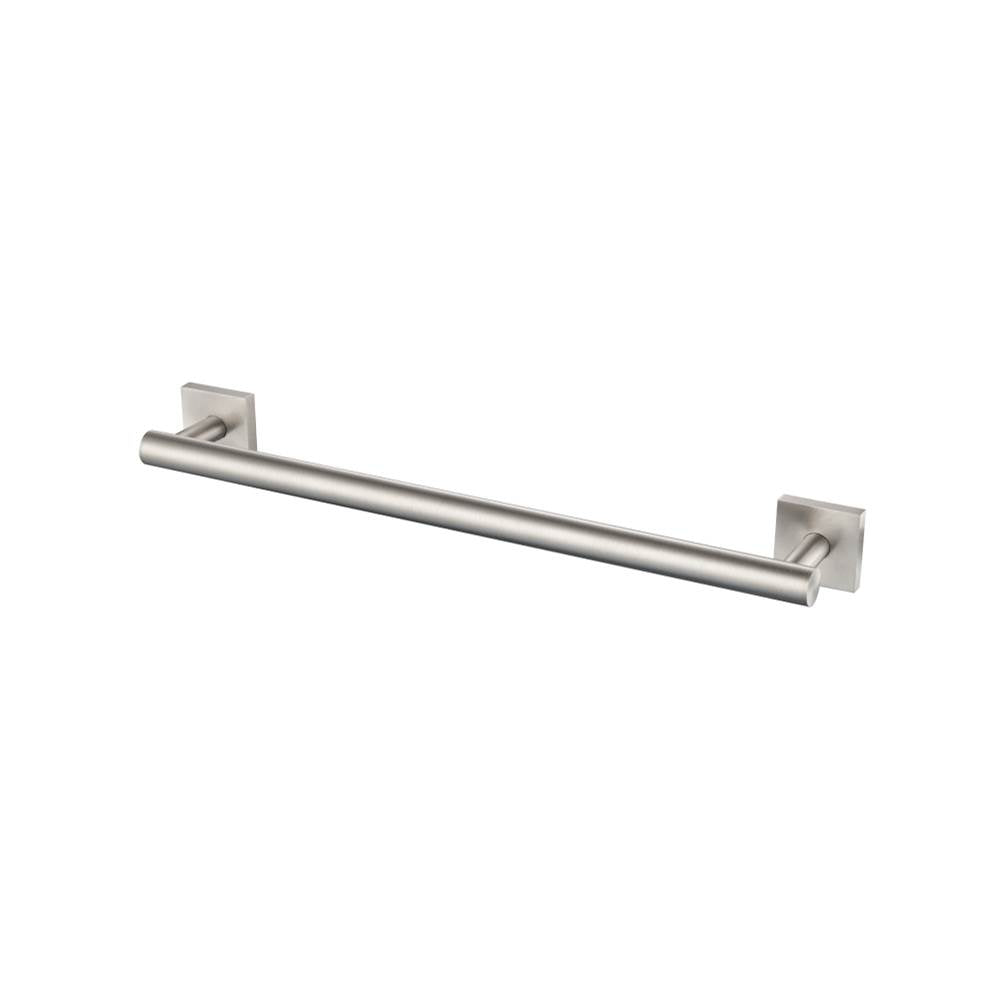 Isenberg By Flusso - Shower Grab Bar - 18'' - Brushed Nickel PVD